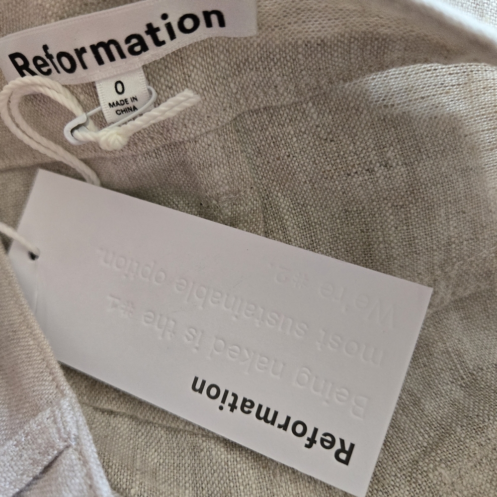 Reformation Beige Maxi Skirt with Front Slit - Picture 11 of 12